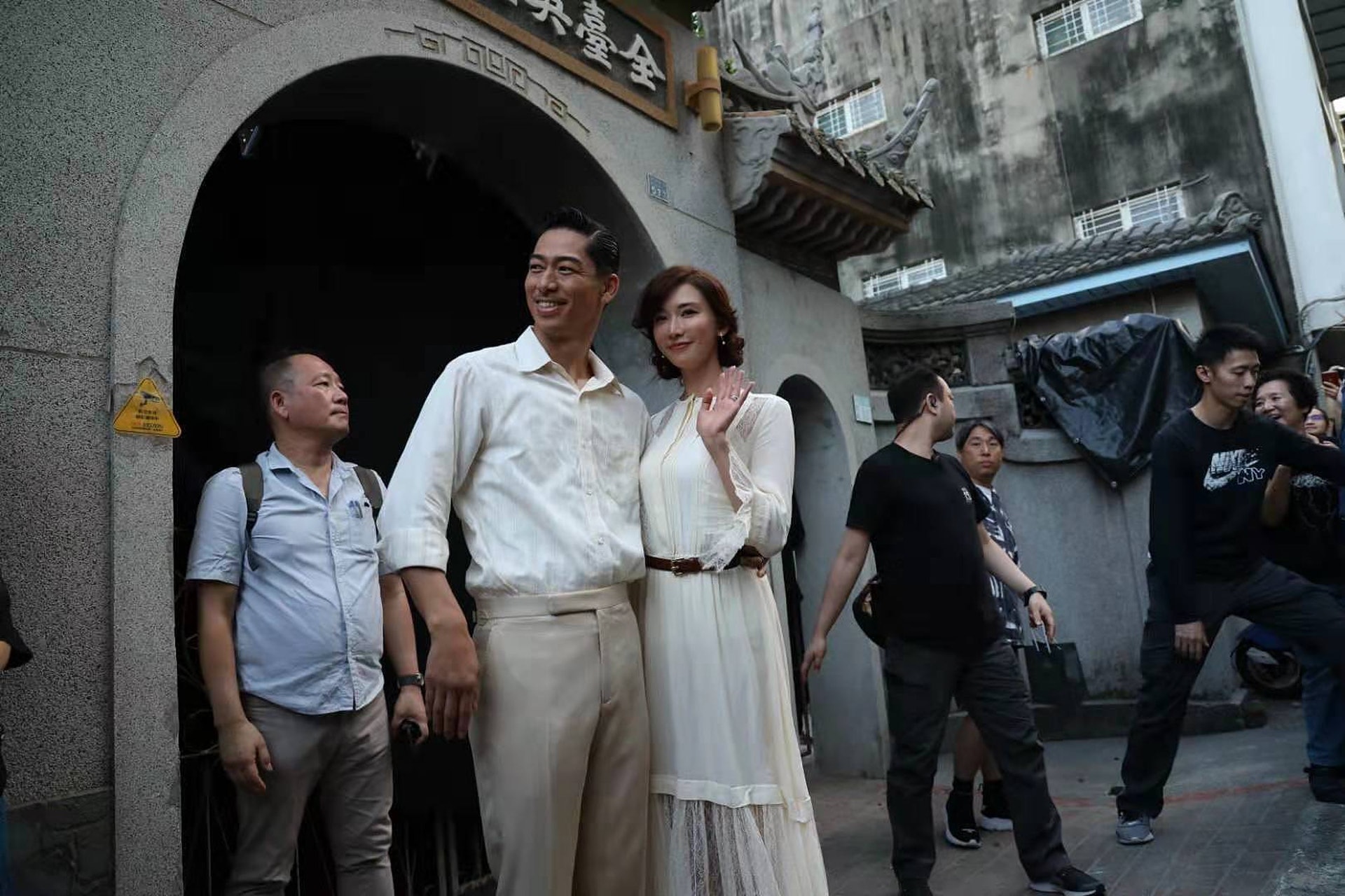 林志玲與老公一直十分恩愛。(微博圖片)